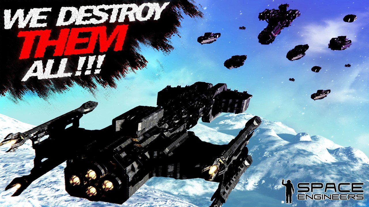 Battlecruiser DESTROYS Entire Fleet in Atmospheric PvP Battle | Space ...