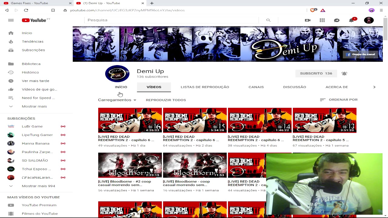 games people play Divulgação de canais que o Manuel gosta...podem dar uma força