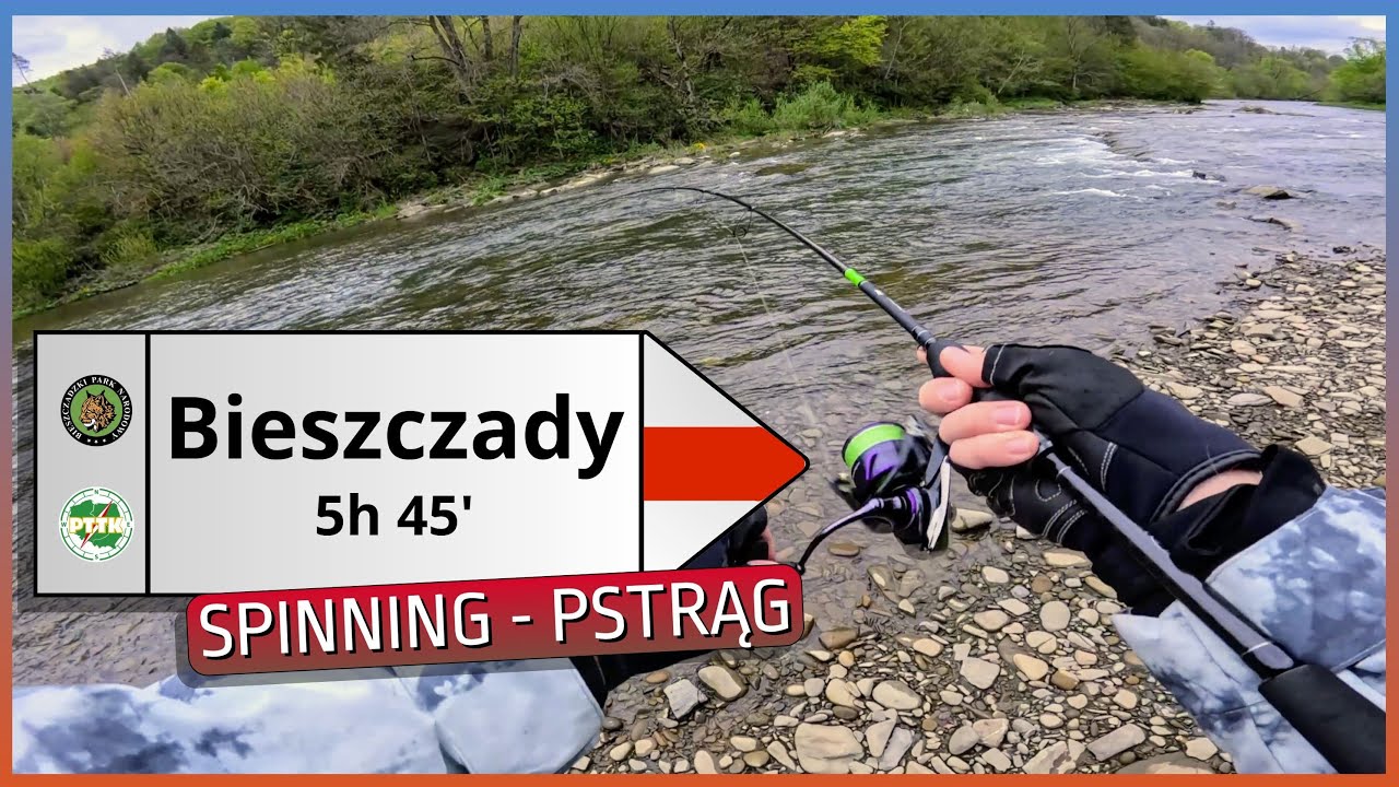 🎣 ZŁOWIŁEM DZIKIEGO PSTRĄGA W BIESZCZADACH - PIERWSZY RAZ! 🏔️😱🐟; SPINNING; ODC. 12