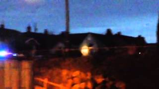 Police throws flash bang into armed man's house