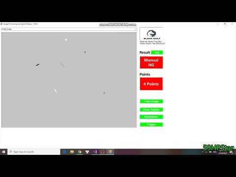 Demo for the feature of Vision Check Scratch - OpenCVSharp