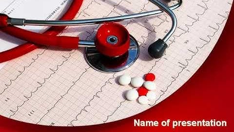 Cardiopharmacololgy PowerPoint Template by PoweredTemplate.com