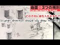 私は、曲面にタッチを入れる際、三つの規則性のある線を重ねます。失敗も含めて、情報共有できればと思い撮影いたしました。