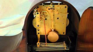 Seth Thomas Antique Mantel Clock # 113 Movement - Westminster Chimes, Striking 11 O'clock.mov