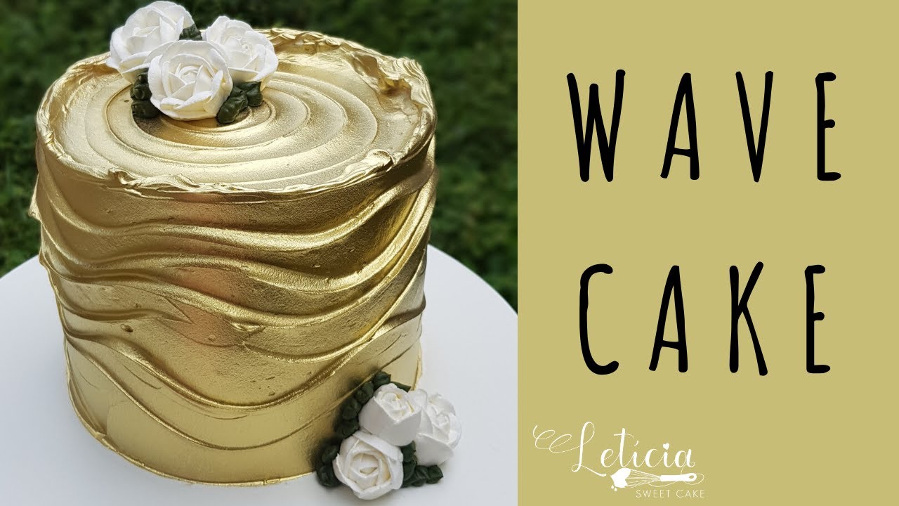 WAVE CAKE | Bolo de ondas sem usar bico de confeitar