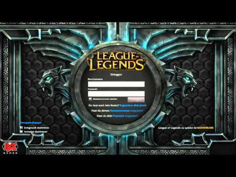 Retro Login Screen - League Of Legends Animation Theme Intro Music Song Official