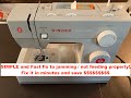 Singer Heavy Duty 4423 sewing machine not working binding jamming not grabbing pulling bobbin thread