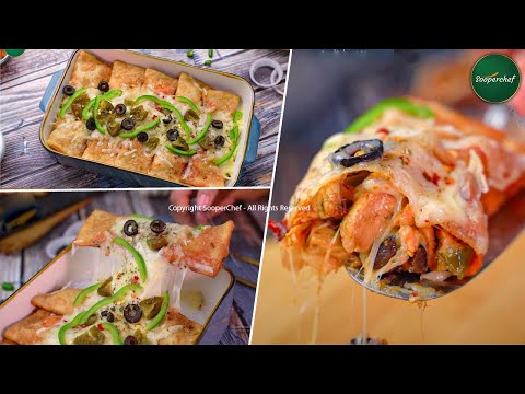 Cheesy Baked Rolls Recipe by SooperChef | Iftar Snacks | Ramzan Special Recipes
