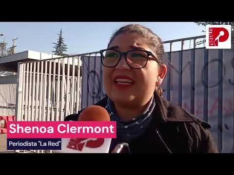 Trabajadores de "La Red" protestan por la actual crisis de la televisora