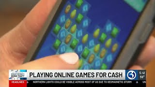 Playing online games for cash