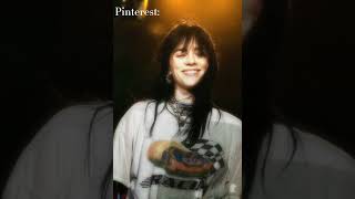 First three photos I see of Billie Eilish in Google and Pinterest  #trend  #edit #pinterest #singer