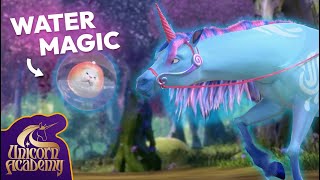 The BEST Water Magic Unicorn Moments in Unicorn Academy! | Cartoons for Kids