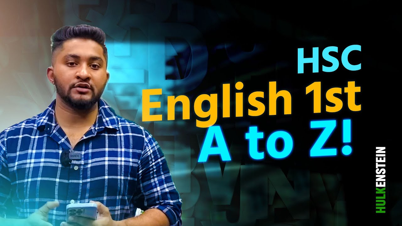 HSC English 1st Paper A to Z! - YouTube