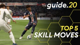 THE BEST SKILL MOVES IN FIFA 20 | TOP5 Basic Skill Moves Tutorial | Ball Roll, Step Overs, Fake Shot