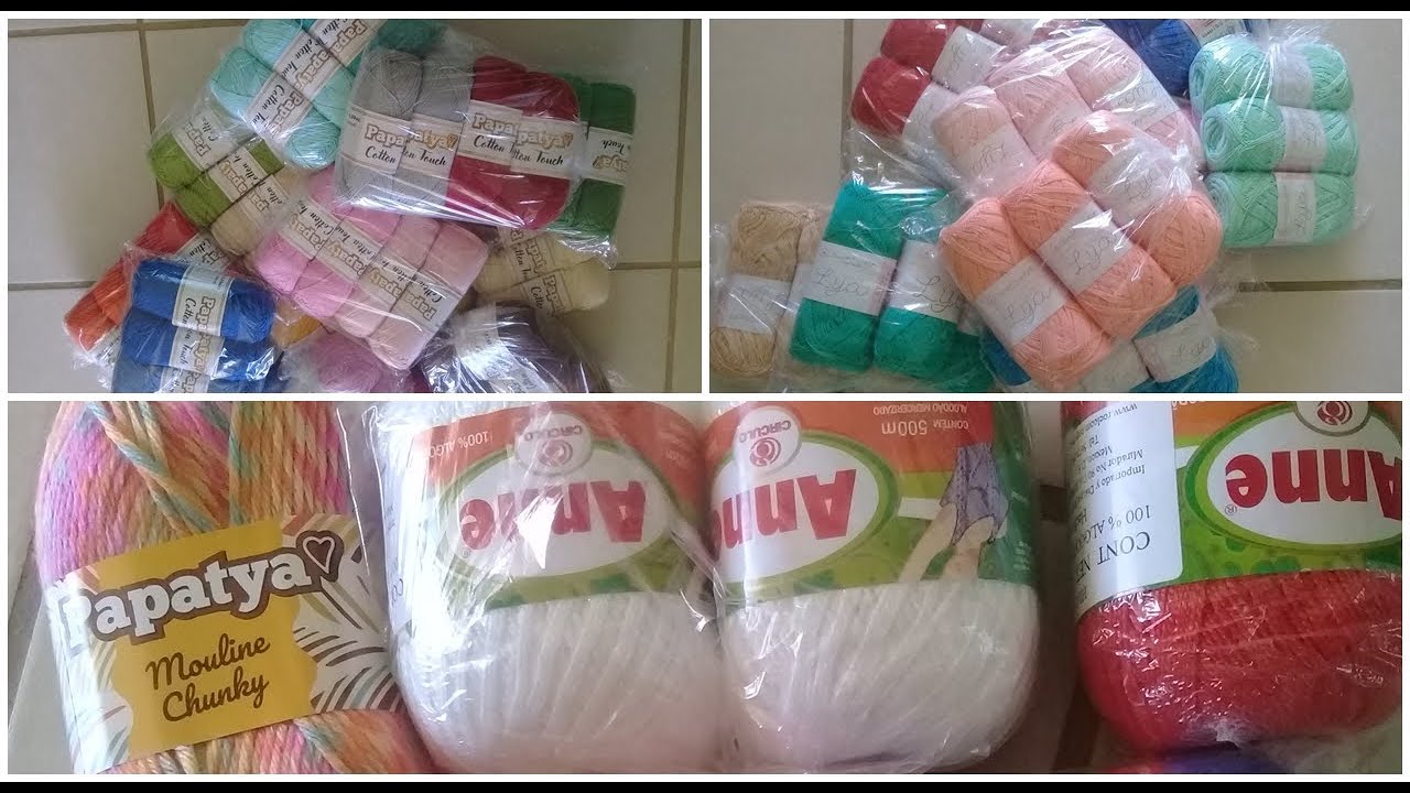 ABRIENDO CAJAS !!! MUCHOS ESTAMBRES - SWEET CROCHET