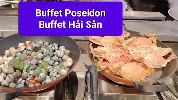 Đi ăn buffet poseidon ở Vincom 3 tháng 2