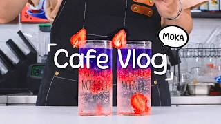 2 Hours of the Most Satisfying Cafe Orders of the Day 🌈 🍹Cafe Vlog / MOKA Roast