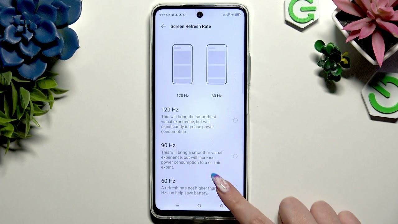 INFINIX Hot 50 – How to Change Screen Refresh Rate