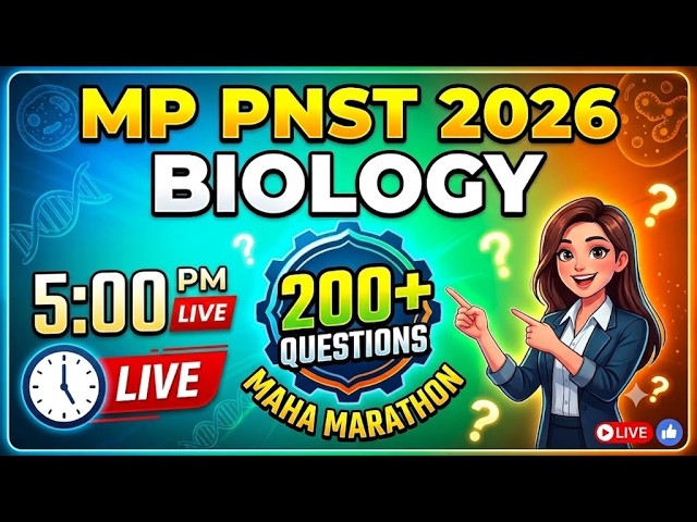 MP PNST II ADDET 2026 | MP GK + Current Affairs | 200 MCQ | LIVE 12:30 PM | Exam Level Questions