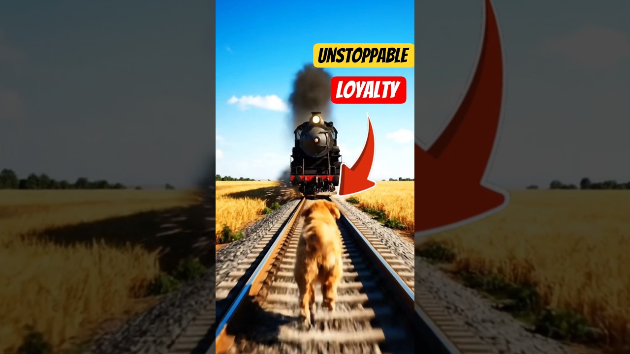 Brave Dog Stops Train Disaster | Golden Retriever Hero Saves Hundreds