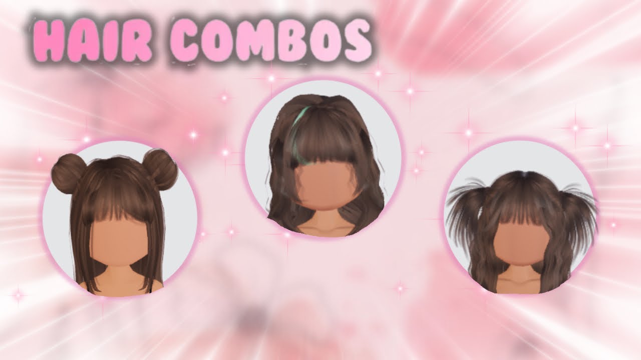 HAIR COMBOS in Dress to Impress! - YouTube