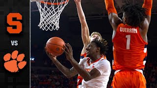 Syracuse vs. Clemson Men's Basketball Highlights (2019-20)