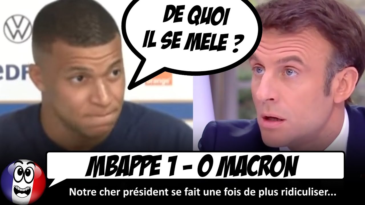 Macron se fait TACLER par Kylian Mbappé, et Marine Le Pen finit le boulot !