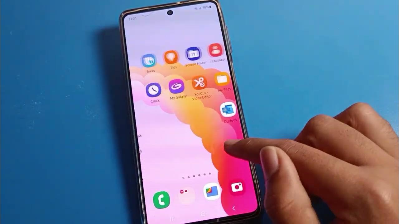 how-to-change-home-screen-layout-samsung-galaxy-s23-plus-5g-phone-youtube