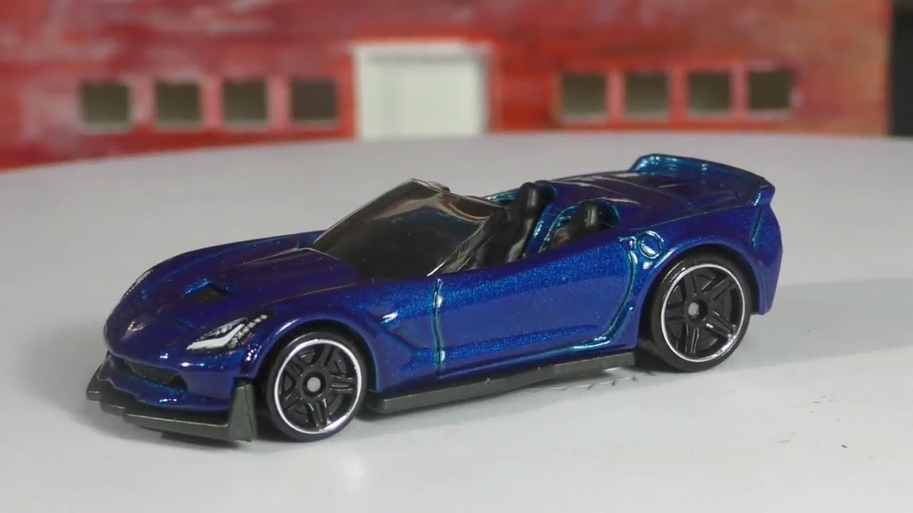 2018 Hot Wheels A Case #5 Corvette C7 Z06 Convertible New Model - YouTube.