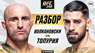 UFC 298: Волкановски vs Топурия | Технический Разбор. Кто Фаворит? @Main_Card