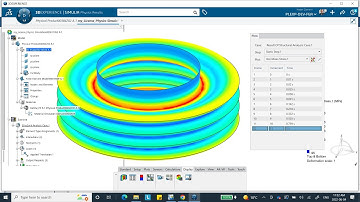 FEA Transitioning Bellow Compression 3D Shell General Contact 3DEXPERIENCE R2022x