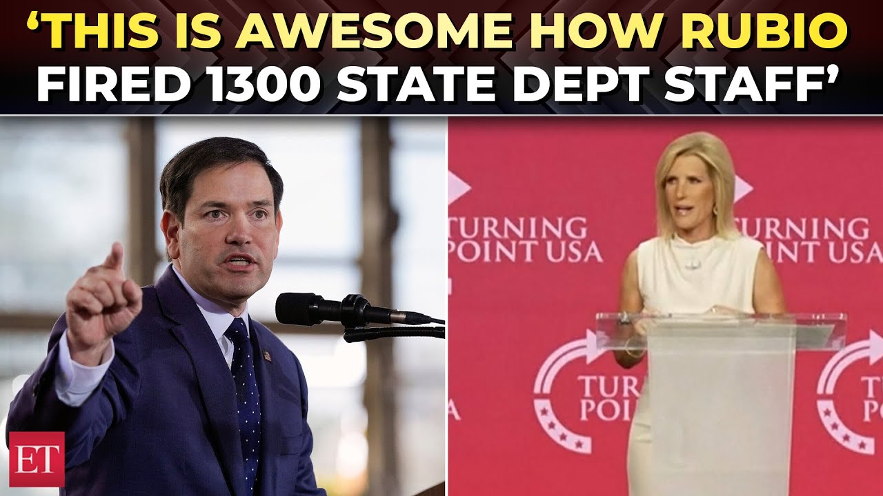 ‘Awesome’: Fox News host Laura Ingraham hails mass firing of State Dept staff| Student Action Summit