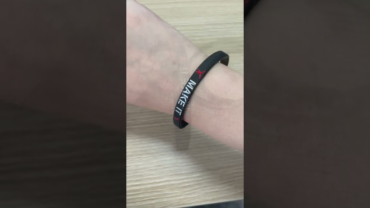 Wristband Design Your Own Cheap Personalized Custom Logo Rubber Silicone Bracelets  Angela 3 1