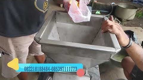 Mesin peras jahe - Mesin peras kunyit -Mesin pemeras empon empon