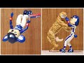 【コマ撮り】燃えよドラゴンズの歌詞をドアラのフィギュアで再現してみた