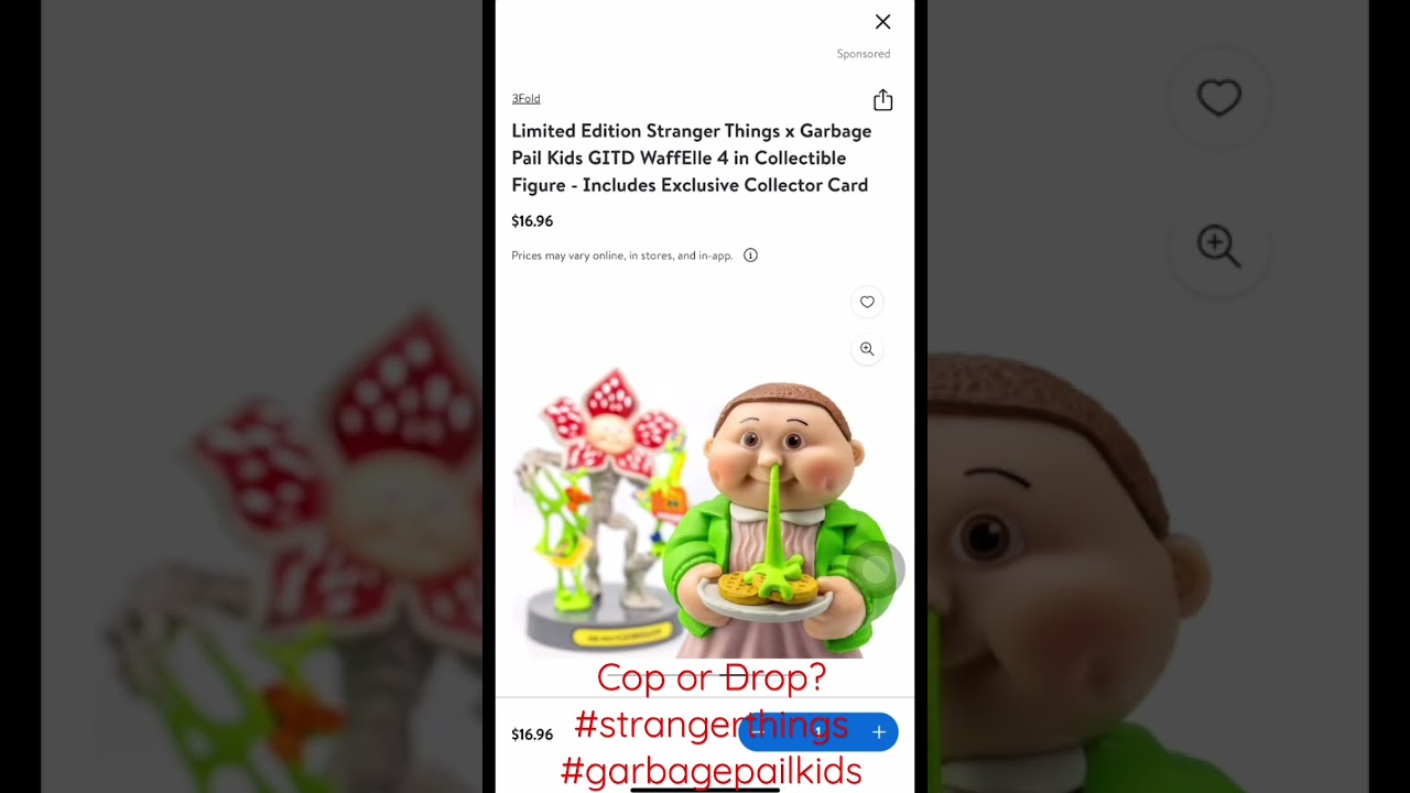 Stranger Things | Walmart Exclusive | Garbage Pail Kids | WaffElle | 