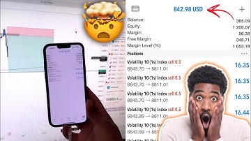Volatility index easy and very profitable strategy every trader must learn💯 $800 MADE‼️💰🤑 #deriv
