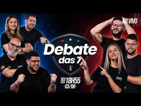 INTER SE MANIFESTA CONTRA O CORINTHIANS E GRÊMIO PERDE TETÊ | DEBATE DAS 7 | 03/08/26 #383