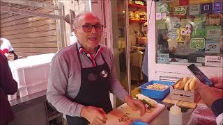 The best sandwich in the world Borderi Street Food in Sicily Siracusa Ortigia