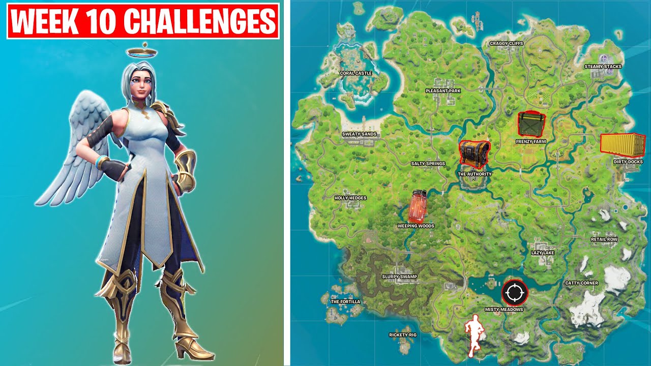 Fortnite All Week 10 Challenges Guide! Fortnite Chapter 2 Season 3
