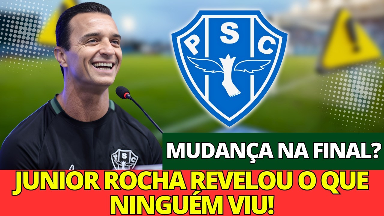 ⚠️ ELE CONFESSOU! O ERRO QUE O TÉCNICO DO PAPÃO NÃO VAI REPETIR NA FINAL! PAYSANDU SC