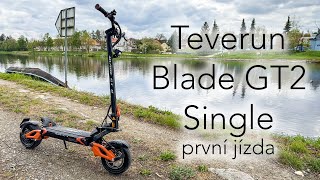 Teverun Blade GT2 Single - opravdu potřebujeme dva motory? Ne! 😲 První jízda 🛴