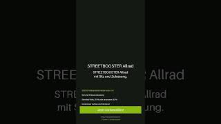 STREETBOOSTER Allrad – E-Scooter mit 3000W Allradantrieb und Straßenzulassung #shorts