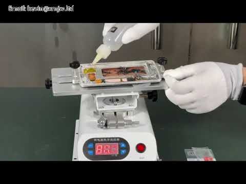 7 Inch TBK 988C Vacuum LCD Curved Screen Separating Machine For Iphone Samsung Display Repair Heatin