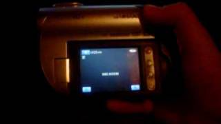 sony handycam disk problems