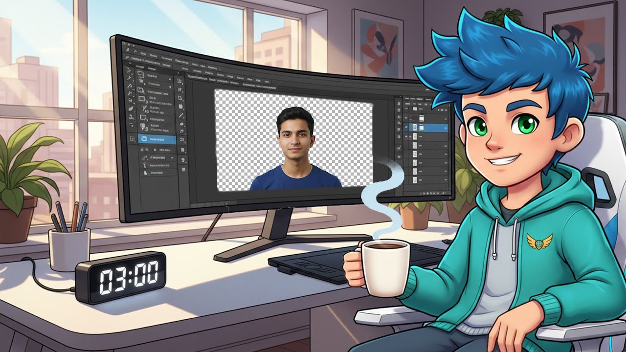 Re-creating  Thumbnails Live l Photoshop Live stream