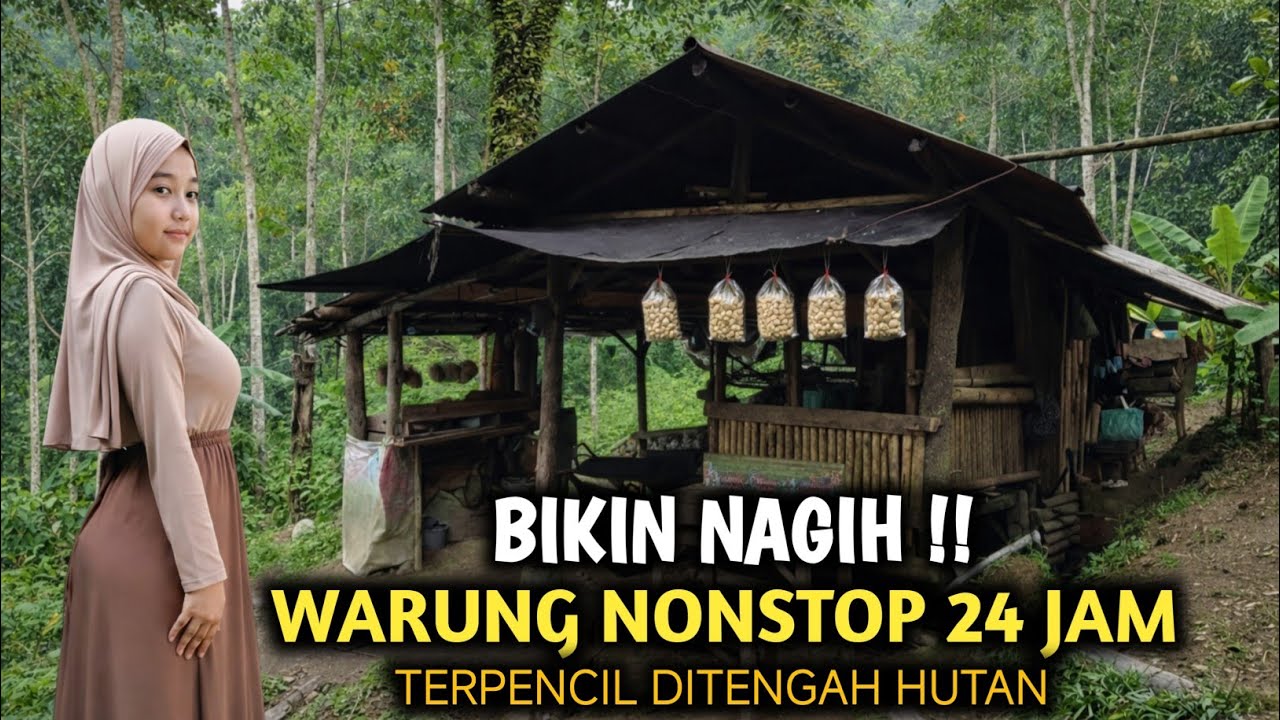 BIKIN KETAGIHAN‼️WARUNG TERPENCIL DITENGAH HUTAN JAUH DARI PEMUKIMAN WARGA