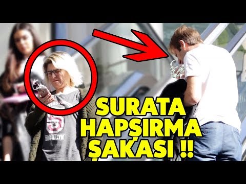 İNSANLARIN SURATINA HAPŞIRMA DENEYİ  !!