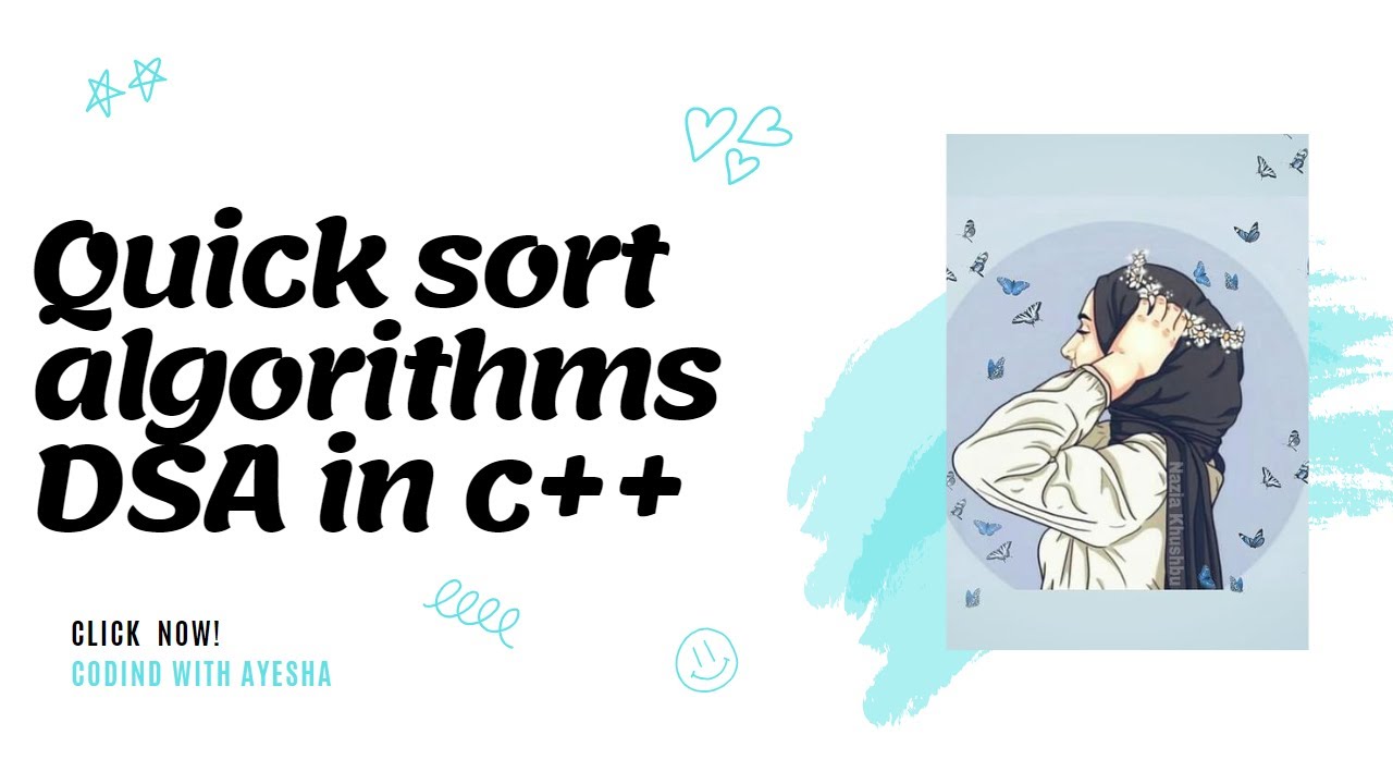 1.6 Quick sort algorithm and its implementation in C++|placement course ...