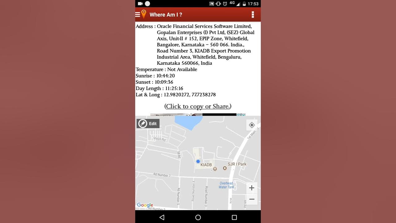 Where am i location finder youtube
